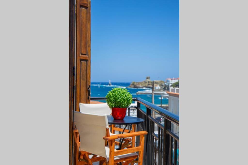 Seaview Stylish Flat In Andros - Walk To Beach Zewnętrze zdjęcie
